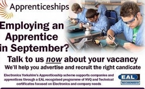 Electronics Yorkshire Apprenticeships from Electronics Yorkshire