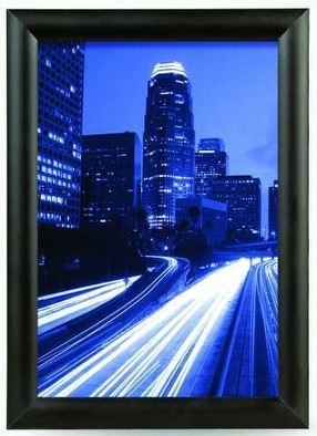Wall-Mounted Snap Poster Display Frames by Next Day Displays and Pavement Signs