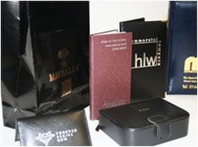 Foil Printing Leather Goods - Business Services, Printing