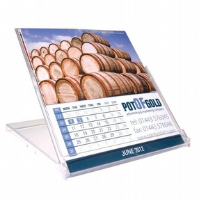 Promotional CD Case Desk Calendar by Boosters Ltd