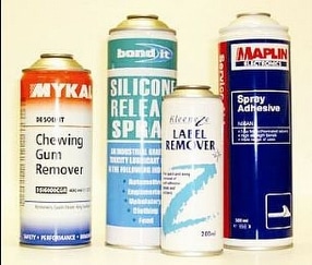 Aerosol Can Printing Service from SPD PRINT LIMITED