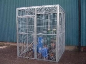 Galvanised Mesh Cages by 4D Storage Solutions Ltd.