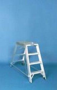 Fixed Double Sided Platform Steps by Ramsay Ladders