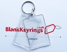 Clearview 30x50mm G1 Opening Keyring by BlankKeyrings.co.uk