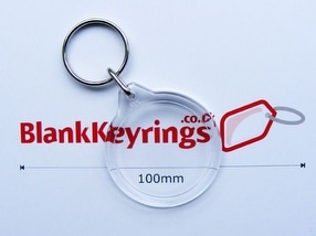 Clearview 33mm I1 Circular Keyring by BlankKeyrings.co.uk