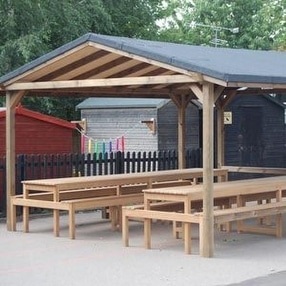 Outdoor School Shelter by Branson Leisure Ltd