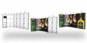 Pop Up Exhibition Display Stands by ISOframe