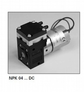 Mini Swing Piston Compressors NPK04 by KNF Neuberger (UK) Ltd