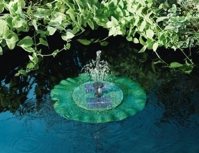 Lily Floating Solar Fountain by SolarShop