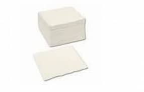 White Recycled Bleach Free Paper Napkins by Environmental Supplies Ltd