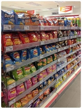 Mul-T-Crisp and Snack Unit Display System by Concept Data Display Ltd.