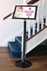Menucases LED Illuminated Slimlo by Next Day Displays and Pavement Signs