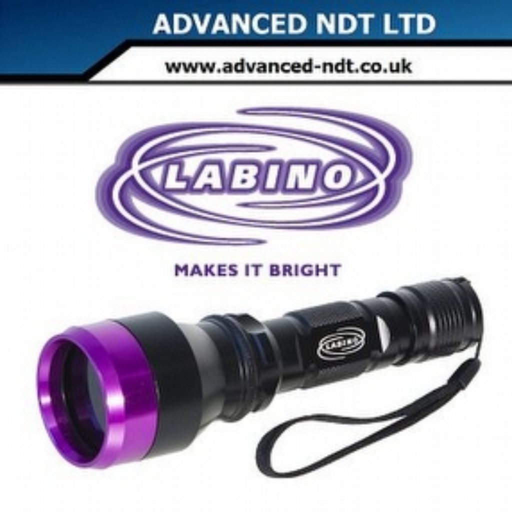 Labino UVG Range of UV LED Torches from Advanced NDT Ltd.