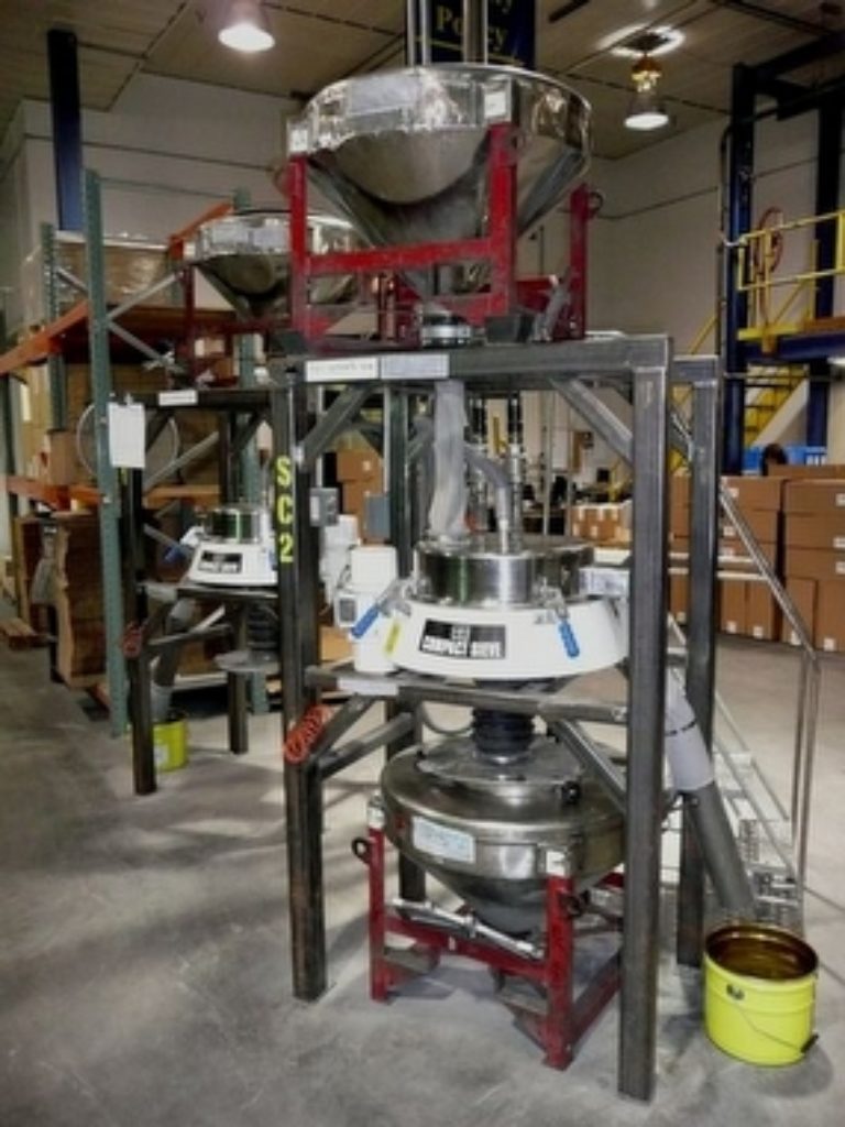 Metal powder separator machine from Russell Finex Ltd.