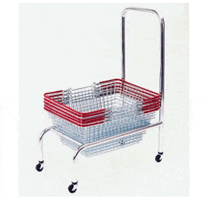 Plastic Shopping Baskets by KAS Shopfittings Ltd