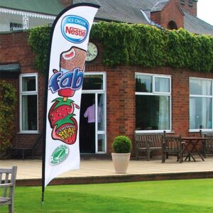 Flying Banner Flags by Cafe Menu Systems