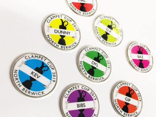 Personalised Golf Ball Markers by Five Star Trophies